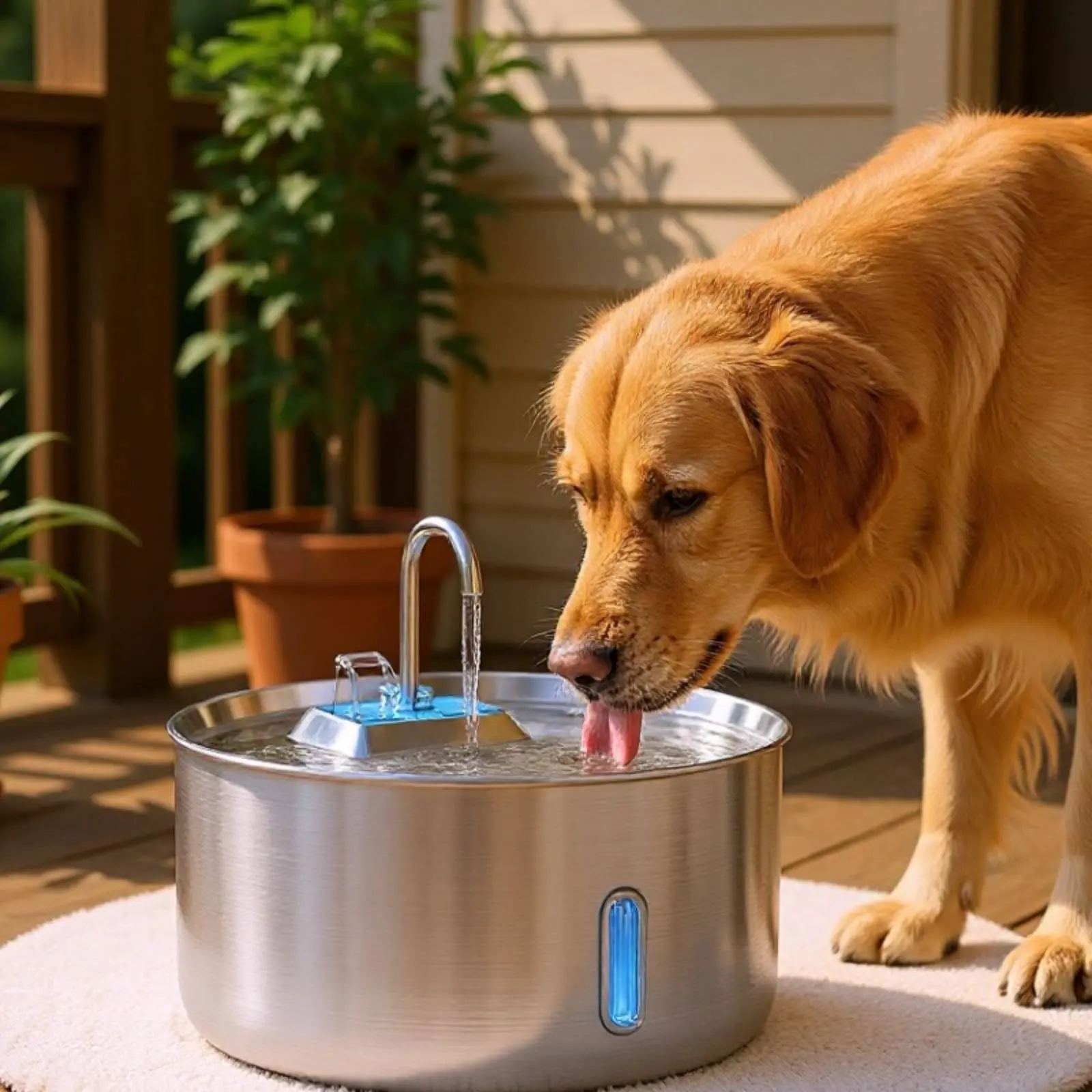7 L Large Capacity Pet Water Fountain Circulating Filter Stainless Steel Feline Fountain Pet Wellness BPA-Free Plastic-Safe
7 L Large Capacity Pet Water Fountain Circulating Filter Stainless Steel Feline Fountain Pet Wellness BPA-Free Plastic-Safe