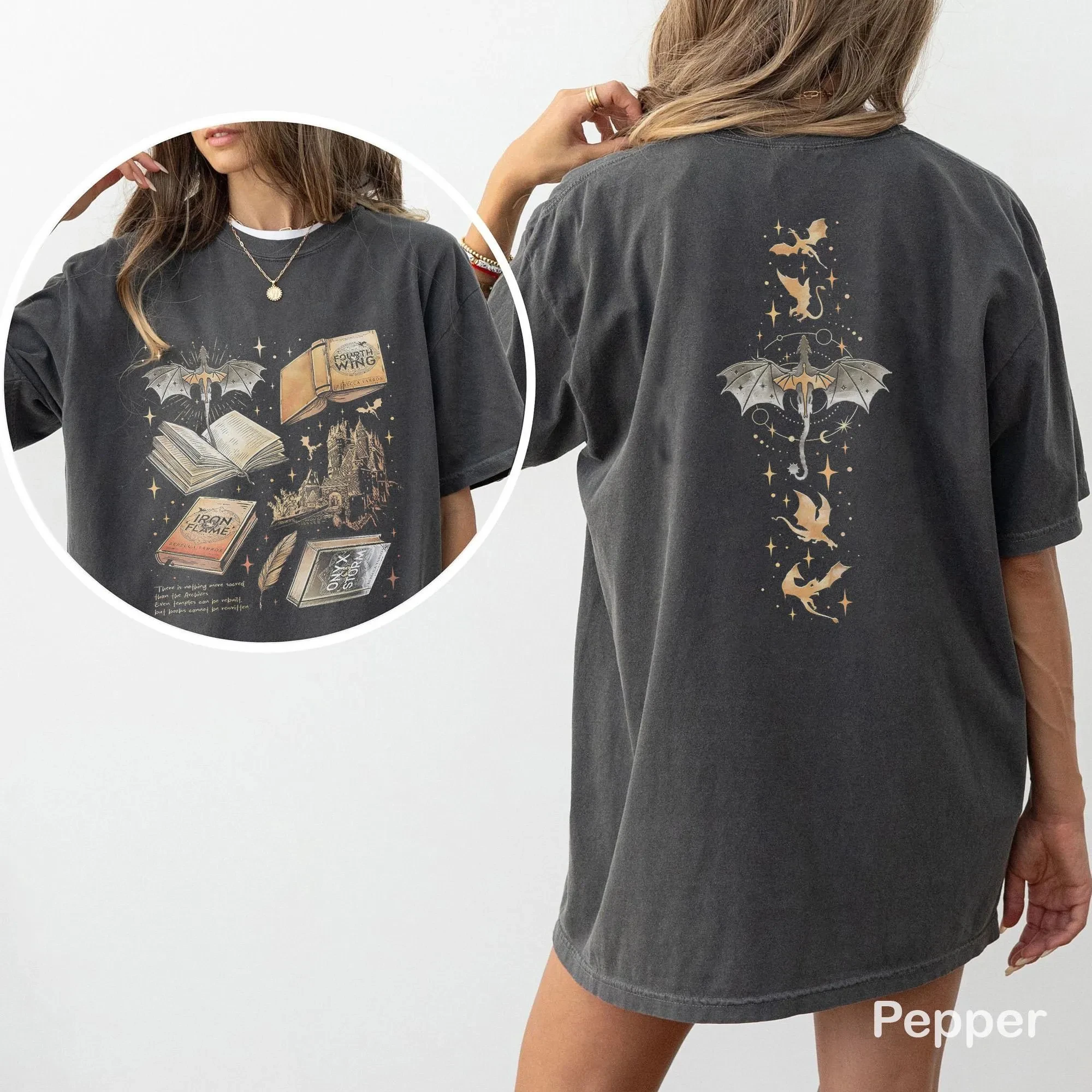 Plus Size Summer Women's Vintage Fourth Wing Series PNG T-Shirt Cotton Breathable Stylish Versatile Street Style Oversized
Plus Size Summer Women's Vintage Fourth Wing Series PNG T-Shirt Cotton Breathable Stylish Versatile Street Style Oversized