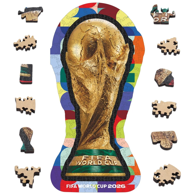 Деревянный пазл-головоломка "Кубок мира по футболу FIFA 2026" – развивающая игрушка, декор для дома, идеальный подарок для взрослых футбольных фанатов
Деревянный пазл-головоломка "Кубок мира по футболу FIFA 2026" – развивающая игрушка, декор для дома, идеальный подарок для взрослых футбольных фанатов
