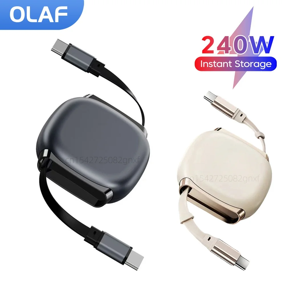 Выдвижной кабель типа C, 240 Вт, кабель для быстрой зарядки, USB C к типу C, провод для ноутбука iPhone 16, 15, Samsung, Xiaomi, Huawei, кабель USB C
Выдвижной кабель типа C, 240 Вт, кабель для быстрой зарядки, USB C к типу C, провод для ноутбука iPhone 16, 15, Samsung, Xiaomi, Huawei, кабель USB C