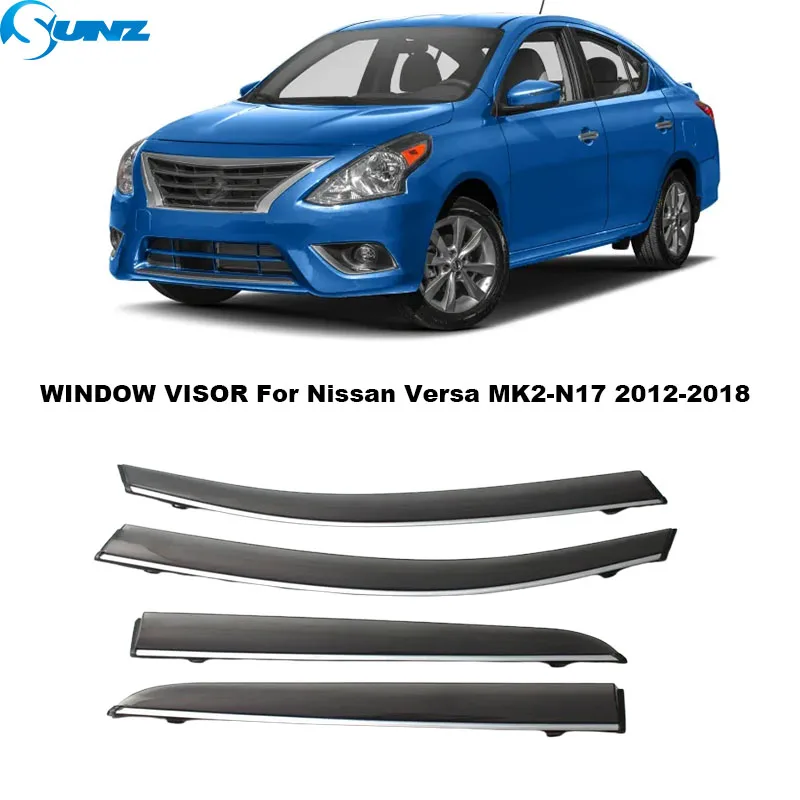Car Window Visor For Nissan Versa MK2-N17 2012 2013 2014 2015 2016 2017 2018 Exterior Visor Vent Shades Sun Rain Guard Deflector
Car Window Visor For Nissan Versa MK2-N17 2012 2013 2014 2015 2016 2017 2018 Exterior Visor Vent Shades Sun Rain Guard Deflector
