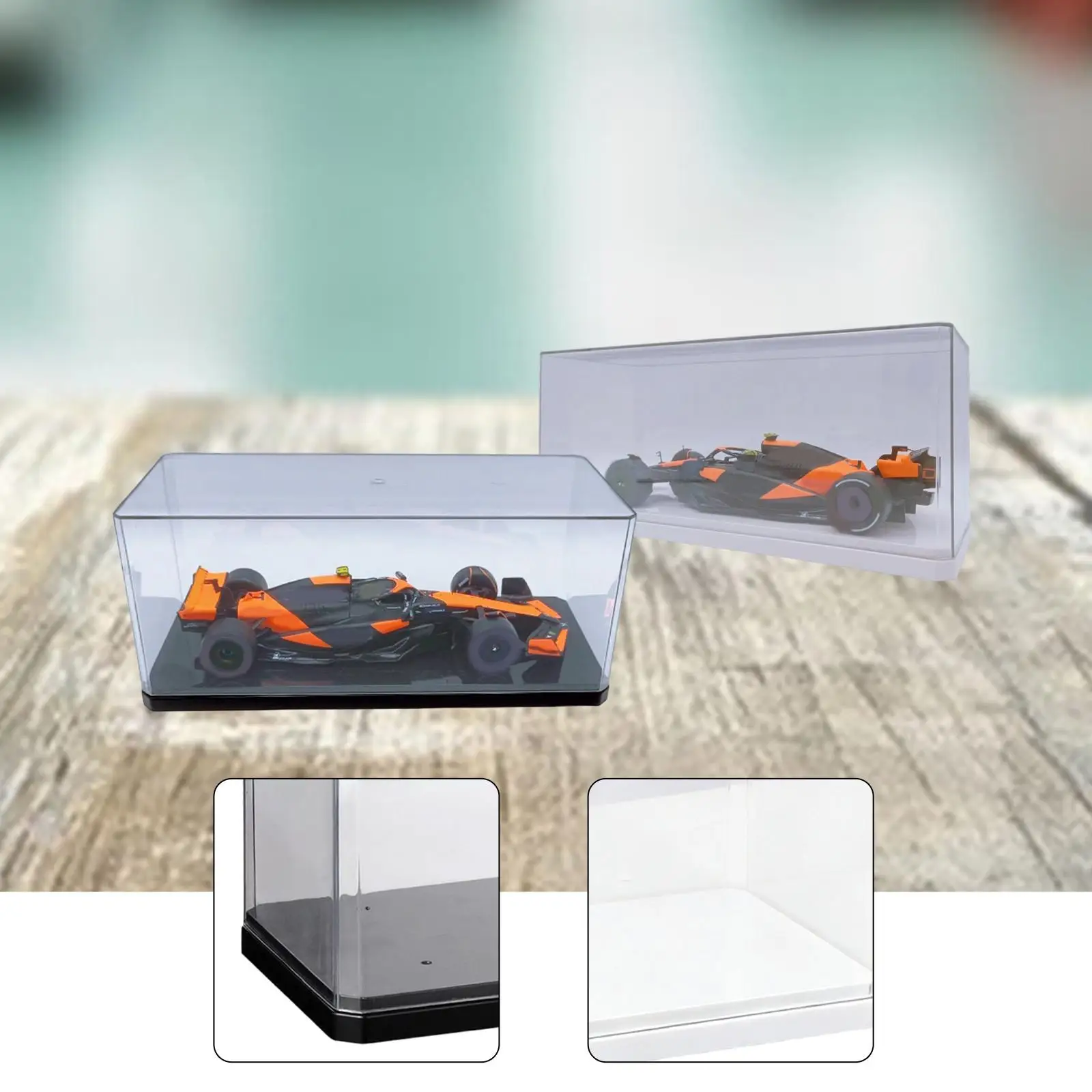 1:24 Scale Acrylic Display Case Showcase Collectibles Case Transparent Dustproof
1:24 Scale Acrylic Display Case Showcase Collectibles Case Transparent Dustproof