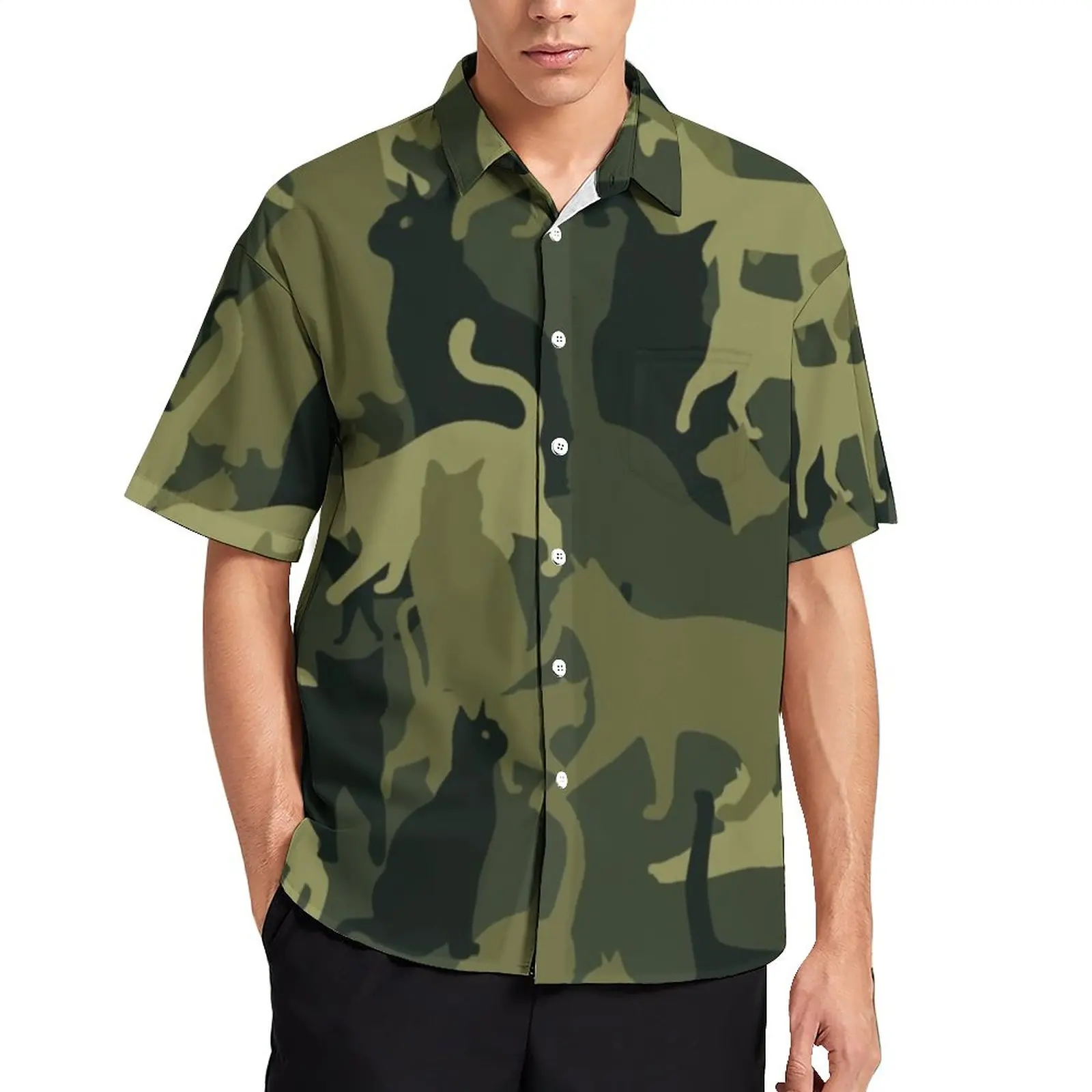 Cute Cat Camouflage Loose Shirt Man Vacation Abstract Camo Print Casual Shirts Summer Design Short Sleeve Y2K Oversized Blouses
Cute Cat Camouflage Loose Shirt Man Vacation Abstract Camo Print Casual Shirts Summer Design Short Sleeve Y2K Oversized Blouses