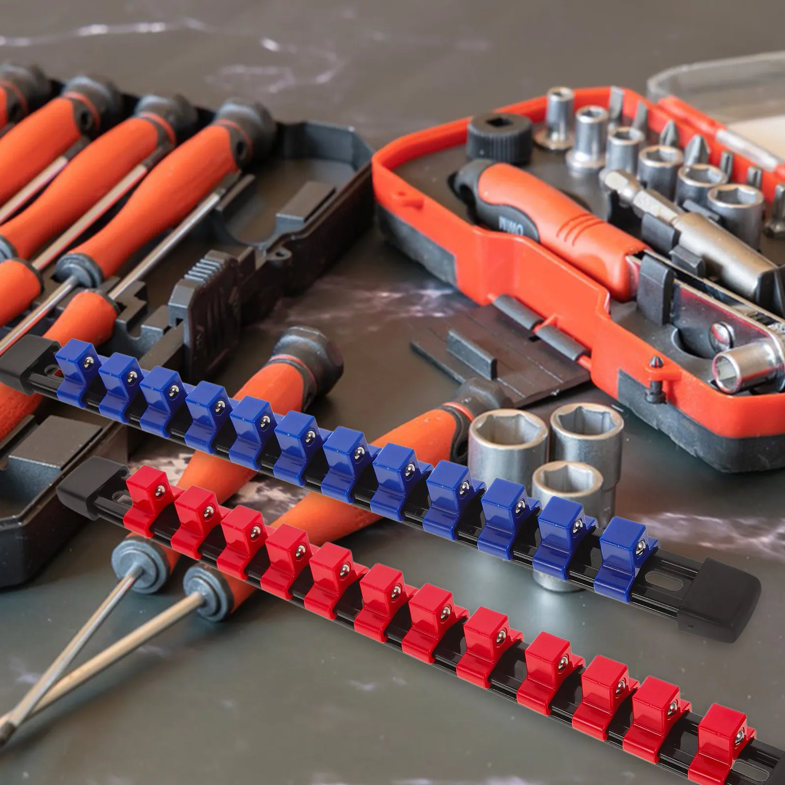 Набор из 6 магнитных органайзеров для инструментов: держатели для розеток, совместимые с 124 типами, прочные, для хранения инструментов, на рейке
Набор из 6 магнитных органайзеров для инструментов: держатели для розеток, совместимые с 124 типами, прочные, для хранения инструментов, на рейке