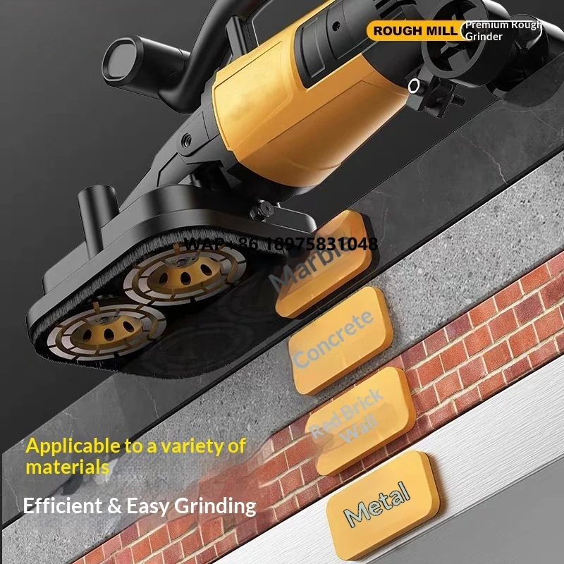 Four-head engine-driven concrete cement grinder, handheld small marble polishing machine, rough grinding 6500 rpm semi-automatic
Four-head engine-driven concrete cement grinder, handheld small marble polishing machine, rough grinding 6500 rpm semi-automatic
