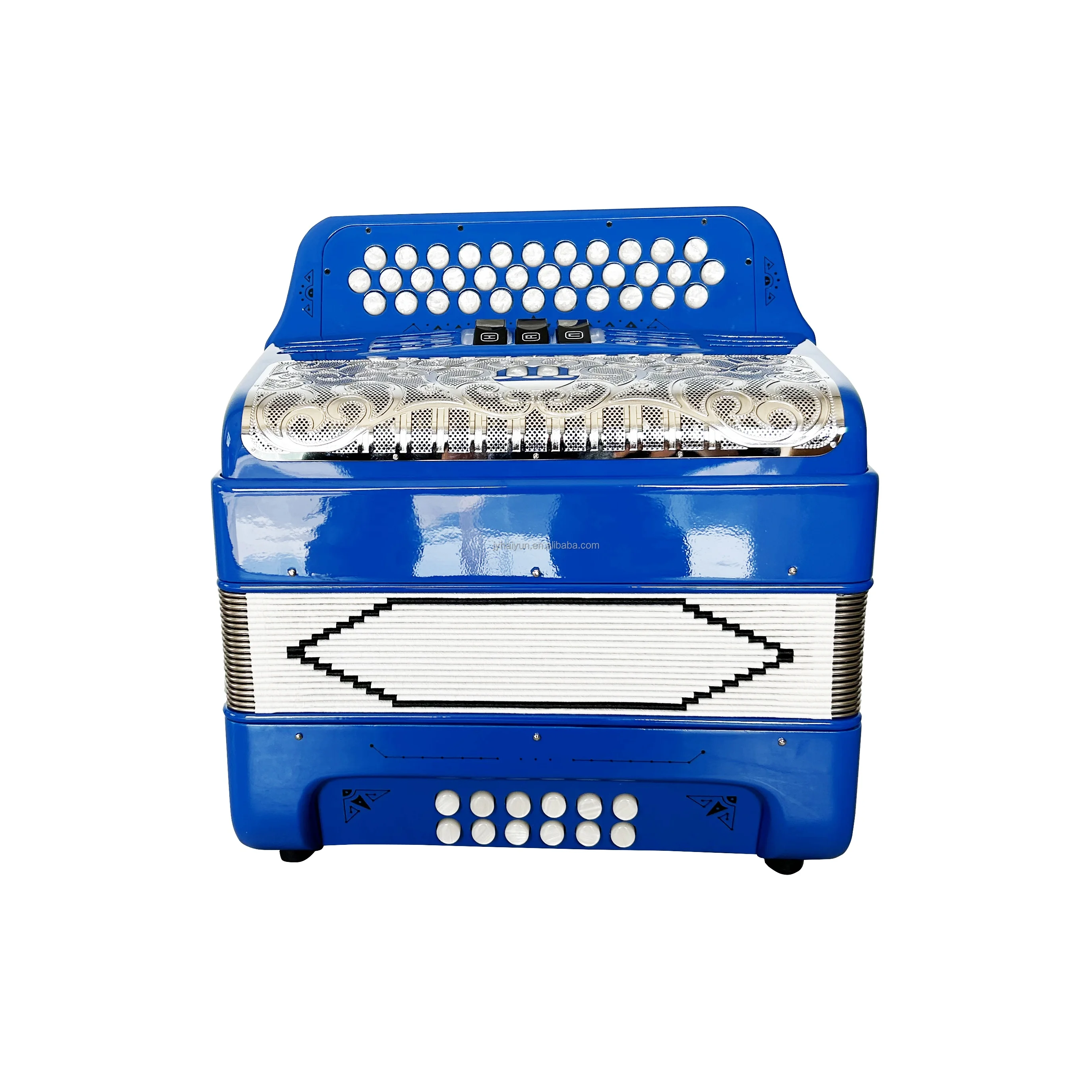 SEASOUND OEM 34 Buttons 12 Bass 3 Registers Light Blue Accordion Silver Grill White Buttons Accordions Acordeon Musical JB3412C
SEASOUND OEM 34 Buttons 12 Bass 3 Registers Light Blue Accordion Silver Grill White Buttons Accordions Acordeon Musical JB3412C