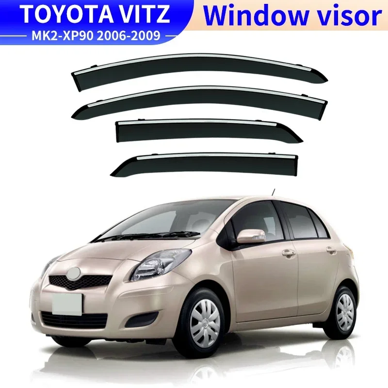 For TOYOTA VITZ MK2 XP90 2006-2009 Window Visor Vent Shades Ventvisor Wind Deflectors Visors Rain Visor Body Kit
For TOYOTA VITZ MK2 XP90 2006-2009 Window Visor Vent Shades Ventvisor Wind Deflectors Visors Rain Visor Body Kit