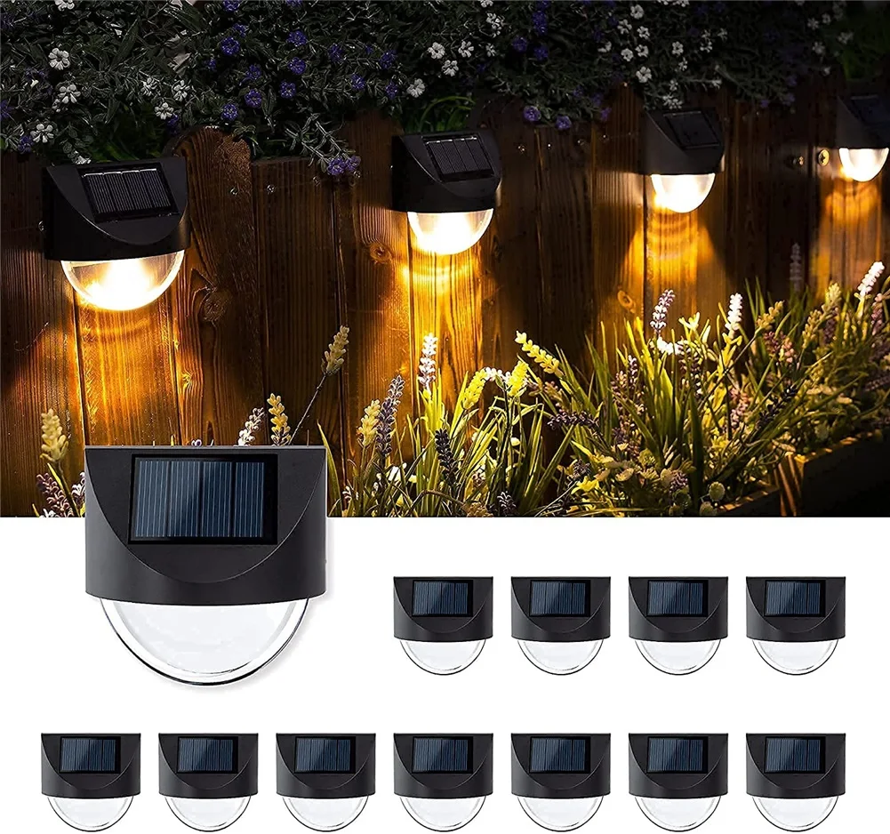 Outdoor LED Solar Wall Light Waterproof Garden Patio Stair Fence Light Solar Deck Light 1/2/4/8pcs Solar Light
Outdoor LED Solar Wall Light Waterproof Garden Patio Stair Fence Light Solar Deck Light 1/2/4/8pcs Solar Light