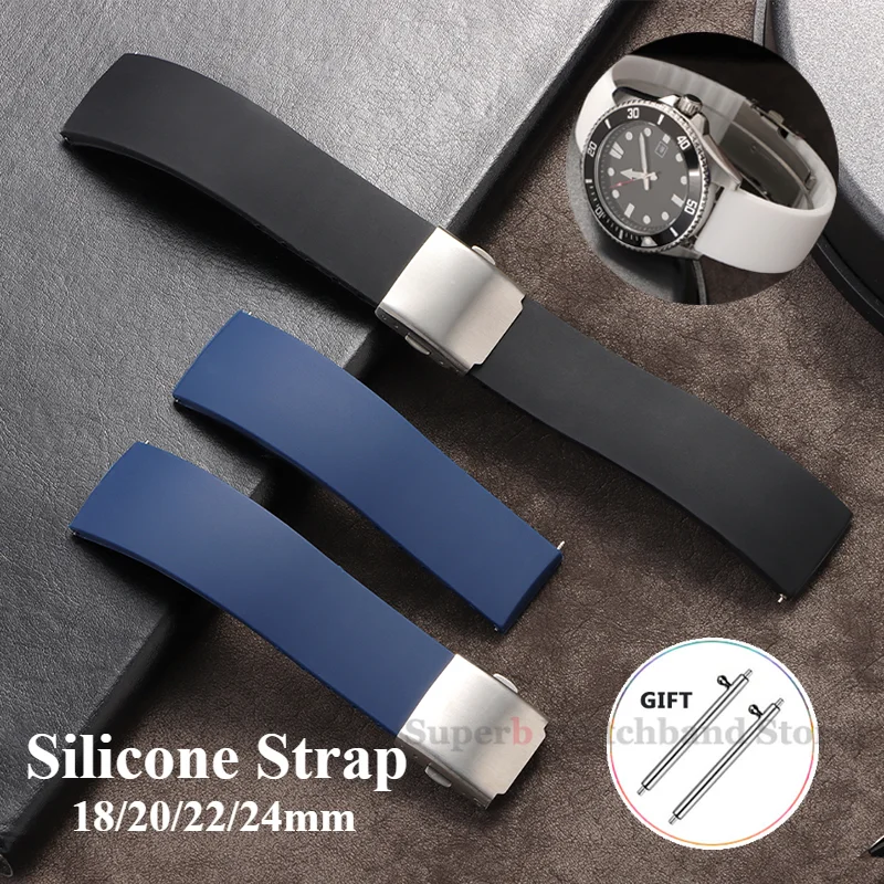 18/20/22/24mm Silicone Watch Strap for Seiko Quick Release Bracelet for Huawei GT Soft Waterproof Rubber Sport Wrist Band
18/20/22/24mm Silicone Watch Strap for Seiko Quick Release Bracelet for Huawei GT Soft Waterproof Rubber Sport Wrist Band