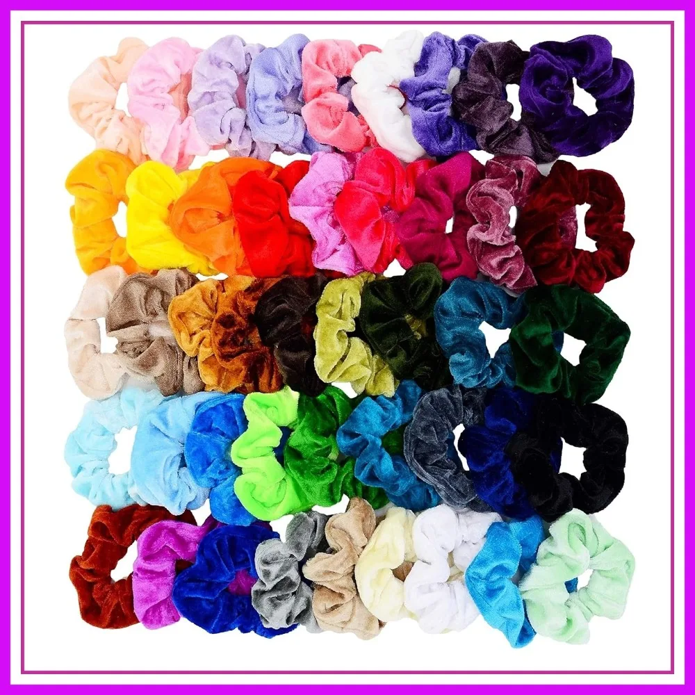 45 Pcs Velvet Hair Scrunchies Elastic Bands for Women Girls Hair Ties Accessories Gift
45 Pcs Velvet Hair Scrunchies Elastic Bands for Women Girls Hair Ties Accessories Gift