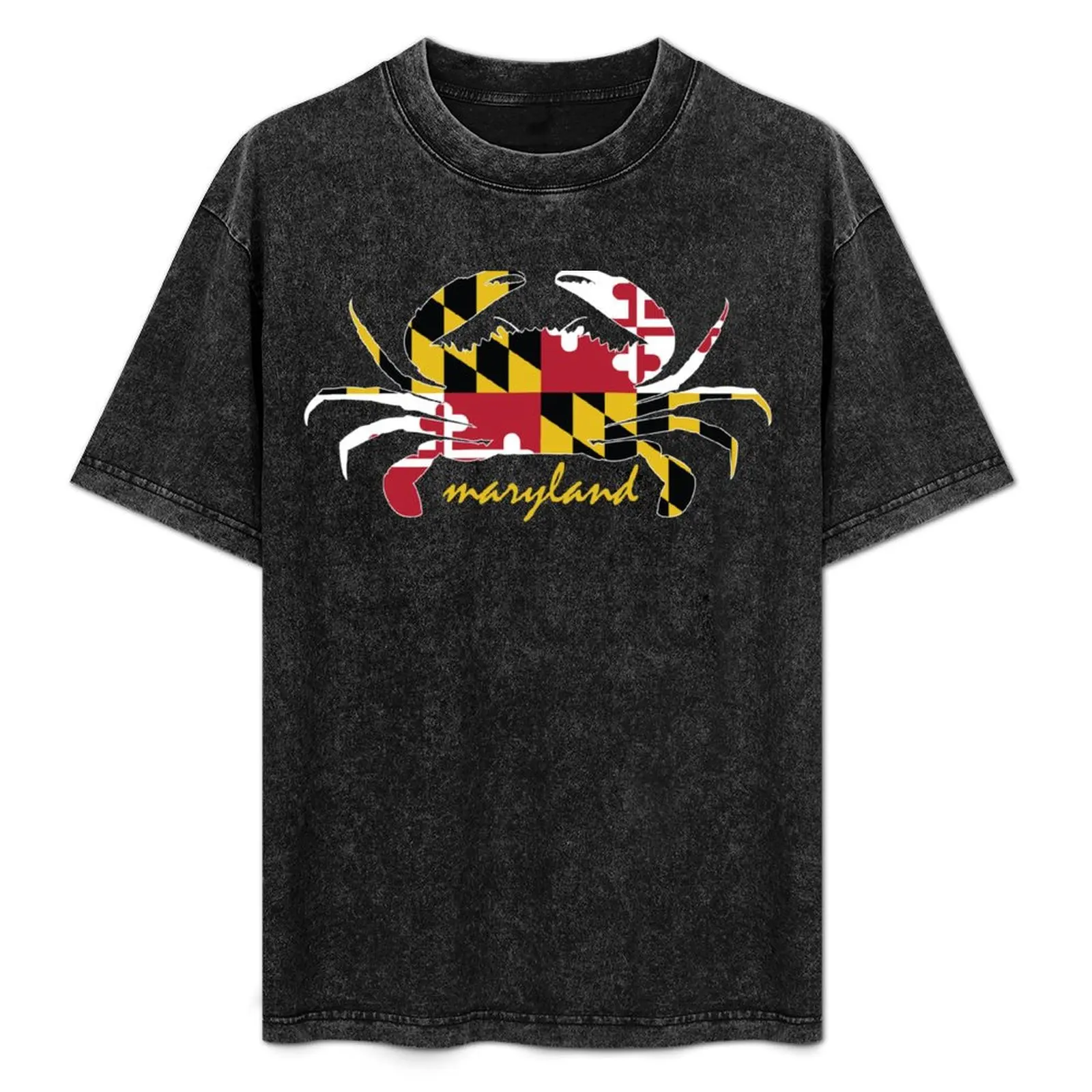 Maryland Crab Script T-Shirt Long Lasting Casual T-Shirt
Maryland Crab Script T-Shirt Long Lasting Casual T-Shirt