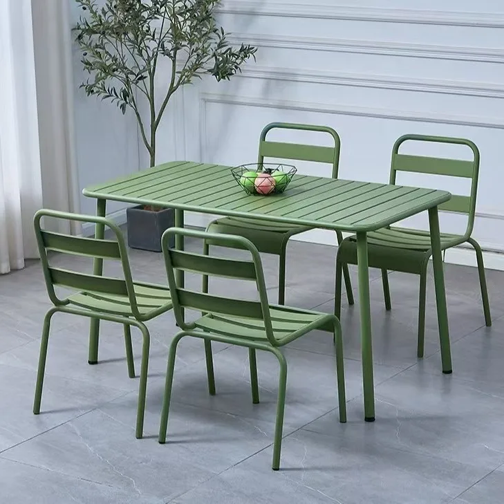Iron leisure garden courtyard dining table and chairs Home villa balcony B & B dining table and chairs
Iron leisure garden courtyard dining table and chairs Home villa balcony B & B dining table and chairs