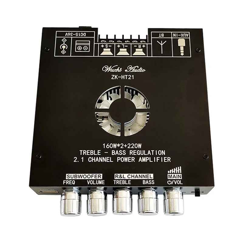 ZK-HT21 2G HIFI Bluetooth 2,1 канальный мощный аудио стерео сабвуфер усилитель платы 160Wx2 + 220 Вт высокие басы TDA7498E простой в использовании
ZK-HT21 2G HIFI Bluetooth 2,1 канальный мощный аудио стерео сабвуфер усилитель платы 160Wx2 + 220 Вт высокие басы TDA7498E простой в использовании