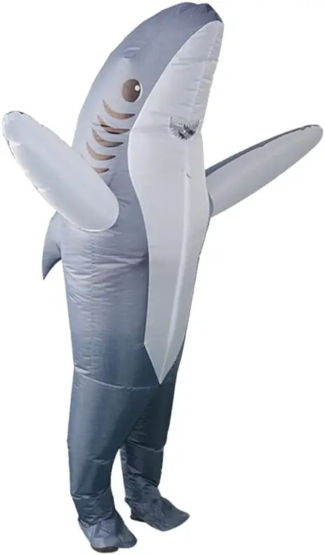 Inflatable Shark Costume for Halloween, Birthday Parties & Cosplay - Fun Adult Costume
Inflatable Shark Costume for Halloween, Birthday Parties & Cosplay - Fun Adult Costume