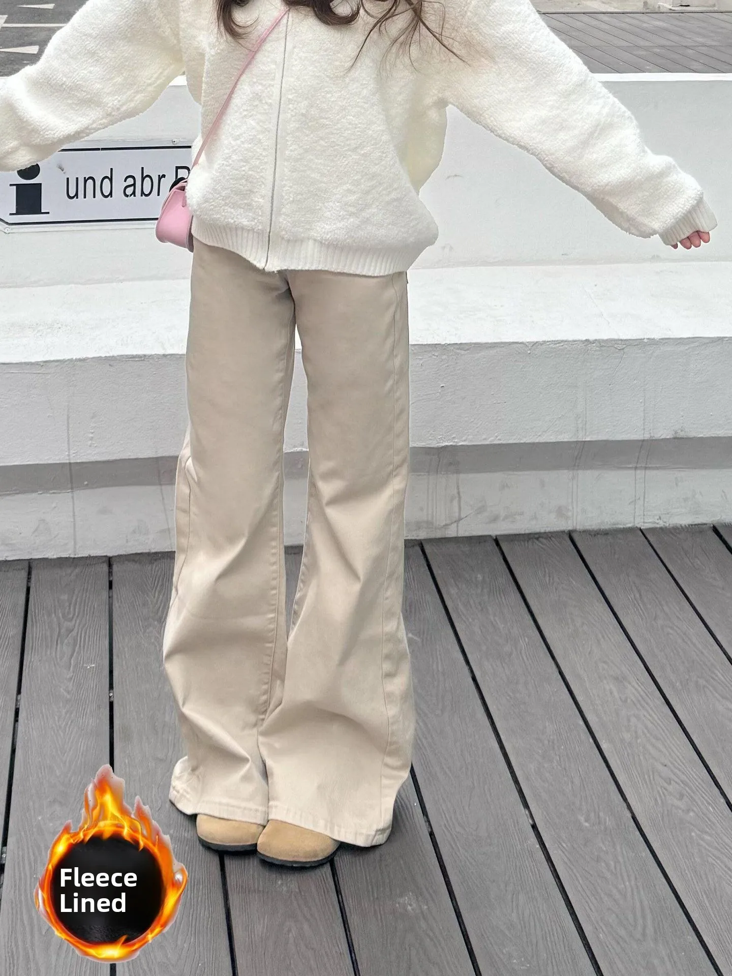 Американские джинсы-клеш с высокой талией, на подкладке, утягивающие, цвет хаки, весенняя новинка
Американские джинсы-клеш с высокой талией, на подкладке, утягивающие, цвет хаки, весенняя новинка