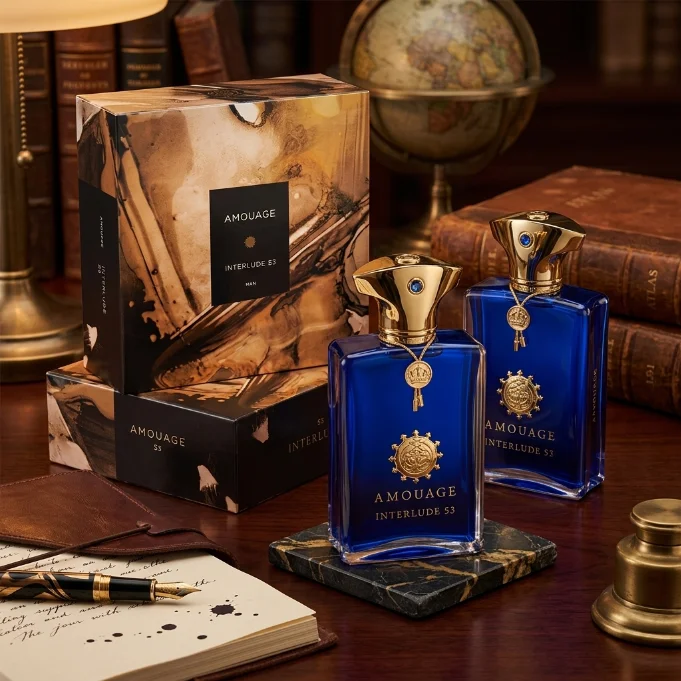 High Quality Mens Perfume Inspired by Legendary Scent 53, Leathery Smoky, Blue Bottle Gold Crown Decor, Long Lasting EDP For Men
High Quality Mens Perfume Inspired by Legendary Scent 53, Leathery Smoky, Blue Bottle Gold Crown Decor, Long Lasting EDP For Men