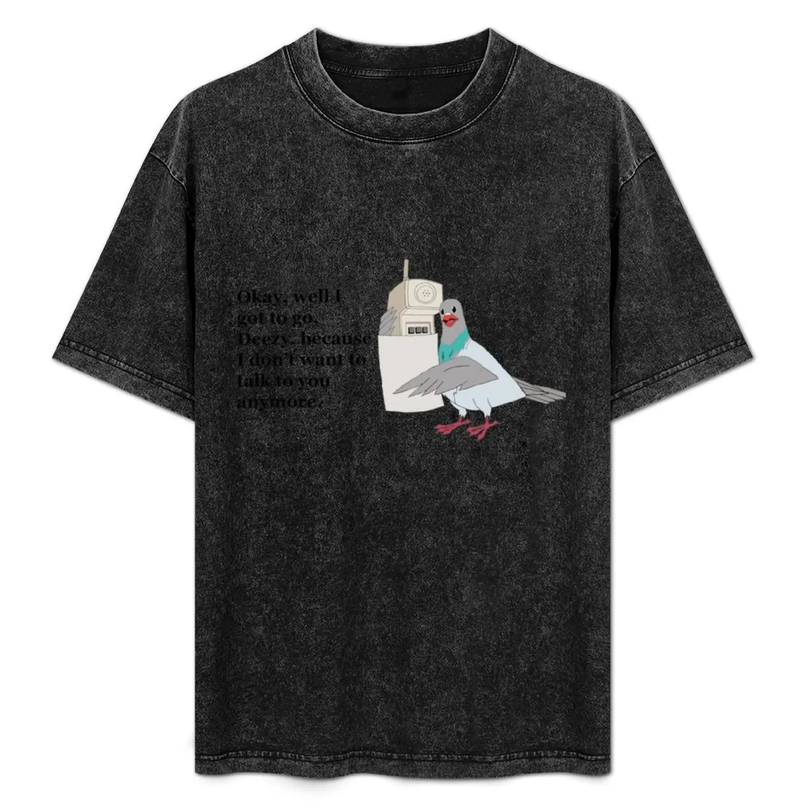 Mike Tyson Mysteries-- Pigeon Phone T-Shirt Big and Tall Casual T-Shirt
Mike Tyson Mysteries-- Pigeon Phone T-Shirt Big and Tall Casual T-Shirt