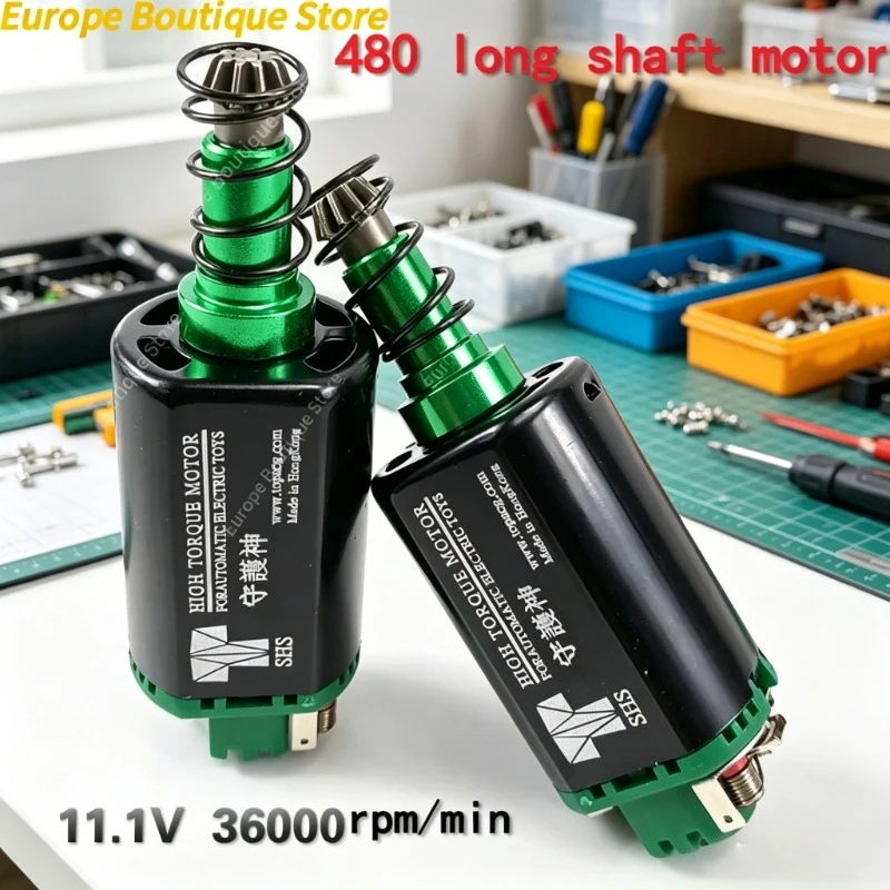Big Power 480 Long Shaft Enhanced Motor, Second Gen Style Common Drive Motor for Outdoor Tactical Unit Parts
Big Power 480 Long Shaft Enhanced Motor, Second Gen Style Common Drive Motor for Outdoor Tactical Unit Parts