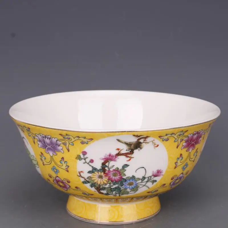 6.1 inch Chinese Famille Rose Porcelain Bowl Qing Qianlong Birds Flowers Pattern
6.1 inch Chinese Famille Rose Porcelain Bowl Qing Qianlong Birds Flowers Pattern
