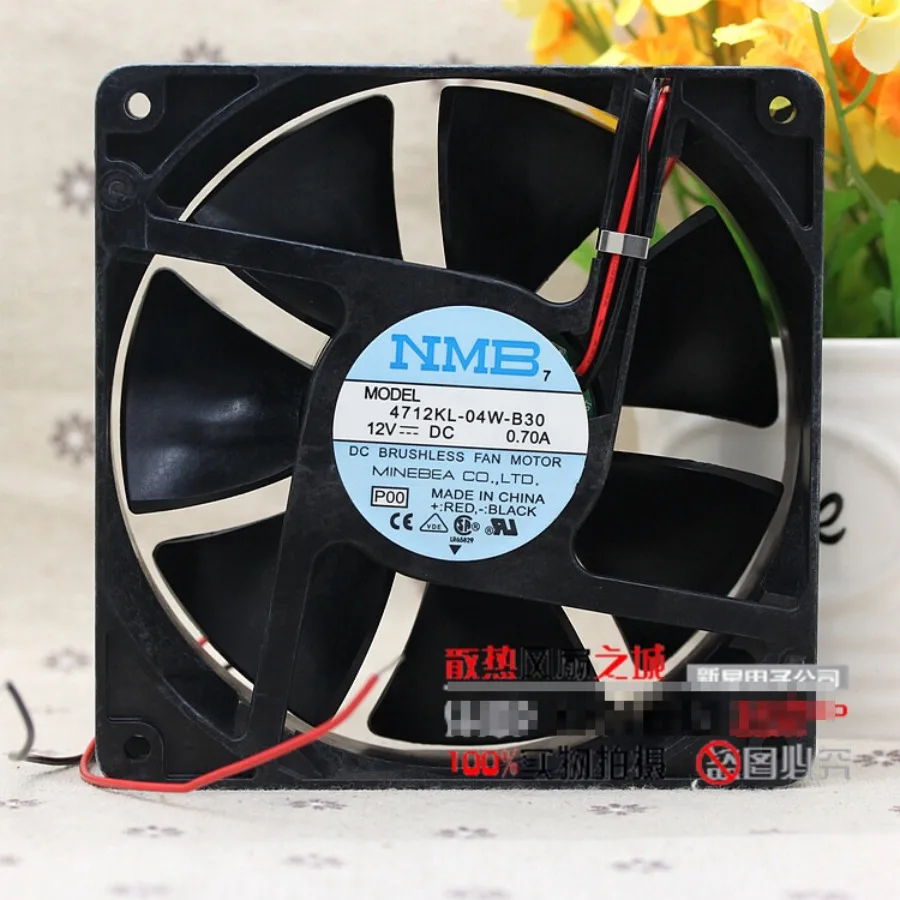 1pcs for NMB 4712KL-04W-B30 12032 12V 0.70A 12cm Cooling Fan
1pcs for NMB 4712KL-04W-B30 12032 12V 0.70A 12cm Cooling Fan