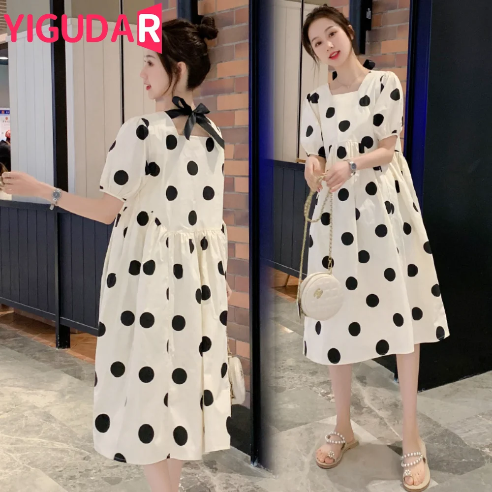 Nursing Dress Women Summer Elegant Short Sleeve Black Dot Breastfeeding Long Dress For Feeding Maternity Pregnancy Clothes
Nursing Dress Women Summer Elegant Short Sleeve Black Dot Breastfeeding Long Dress For Feeding Maternity Pregnancy Clothes