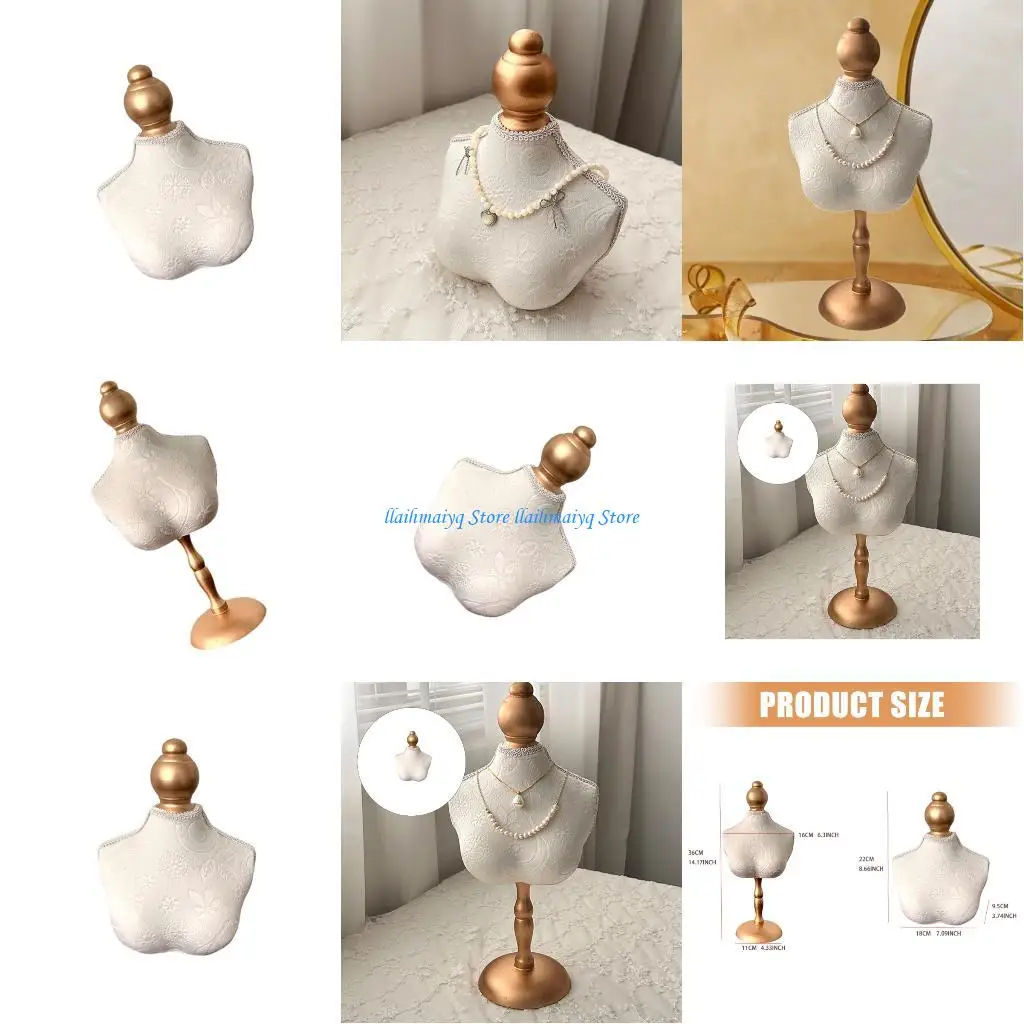 573B Luxurious Velvety Jewelry Stand Slip Resistant Design Lightweight Display Holder For Necklace Collections
573B Luxurious Velvety Jewelry Stand Slip Resistant Design Lightweight Display Holder For Necklace Collections