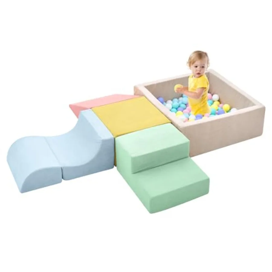 Climbing Toys for Toddlers Toddler Climbing Toys Indoor 5-Piece Foam Climbing Blocks with Ball Pit Balls not Included Soft Play
Climbing Toys for Toddlers Toddler Climbing Toys Indoor 5-Piece Foam Climbing Blocks with Ball Pit Balls not Included Soft Play