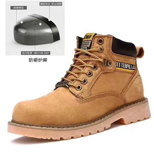Men Safety shoes Genuine Leather Boots Classics Ankle Boots High Slip on Office Versatile Motorcycle Cowboy Boots Big Size 46
Men Safety shoes Genuine Leather Boots Classics Ankle Boots High Slip on Office Versatile Motorcycle Cowboy Boots Big Size 46
