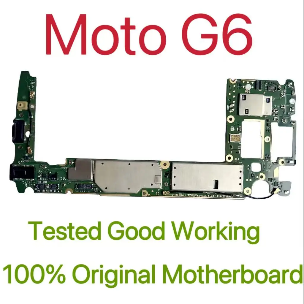Global Version Original Unlocked Motherboard for Moto G6 Tested Circuit Plate Main Logic Board for Moto G6
Global Version Original Unlocked Motherboard for Moto G6 Tested Circuit Plate Main Logic Board for Moto G6