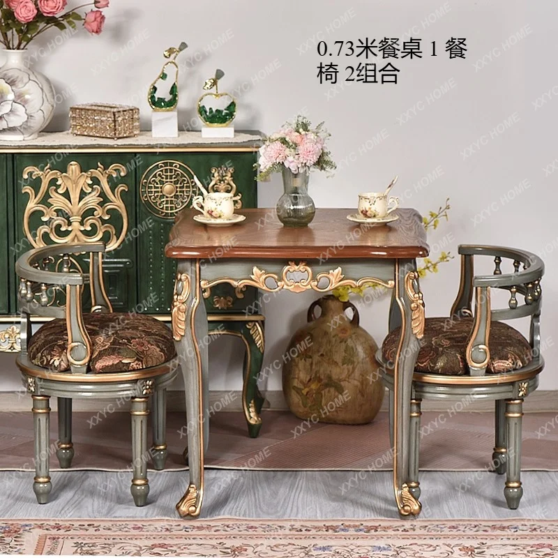 rural all-solid wood small apartment dining table balcony leisure table and chair combination coffee table
rural all-solid wood small apartment dining table balcony leisure table and chair combination coffee table