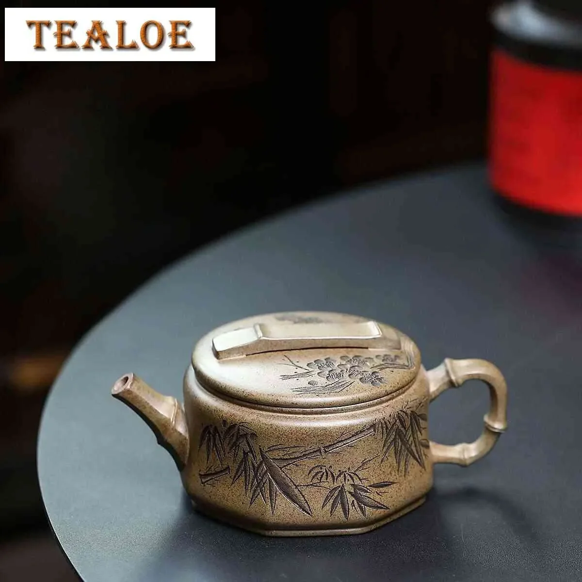 380ml Yixing Purple Clay Teapots Handmade Bamboo Joint Large Caliber Pot Raw Ore Agilawood Mud Tea Maker Kettle Filter Zisha Tea
380ml Yixing Purple Clay Teapots Handmade Bamboo Joint Large Caliber Pot Raw Ore Agilawood Mud Tea Maker Kettle Filter Zisha Tea