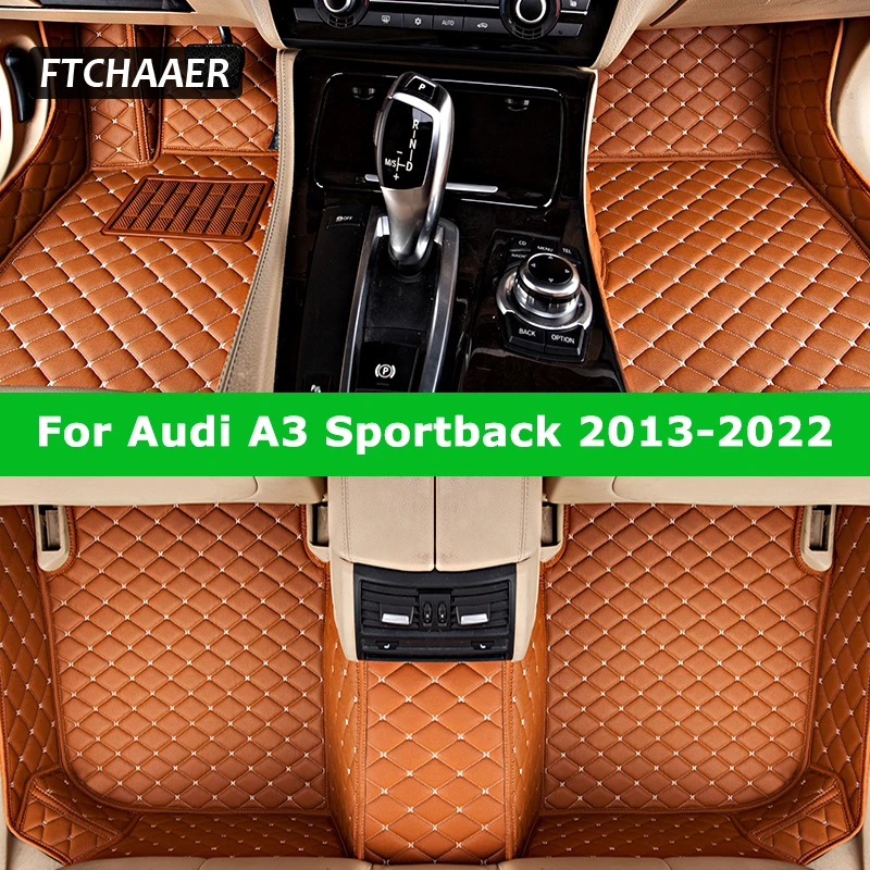FTCHAAER пользовательские автомобильные коврики для Audi A3 Sportback 2013-2023 авто ковры аксессуары для ног Coche
FTCHAAER пользовательские автомобильные коврики для Audi A3 Sportback 2013-2023 авто ковры аксессуары для ног Coche