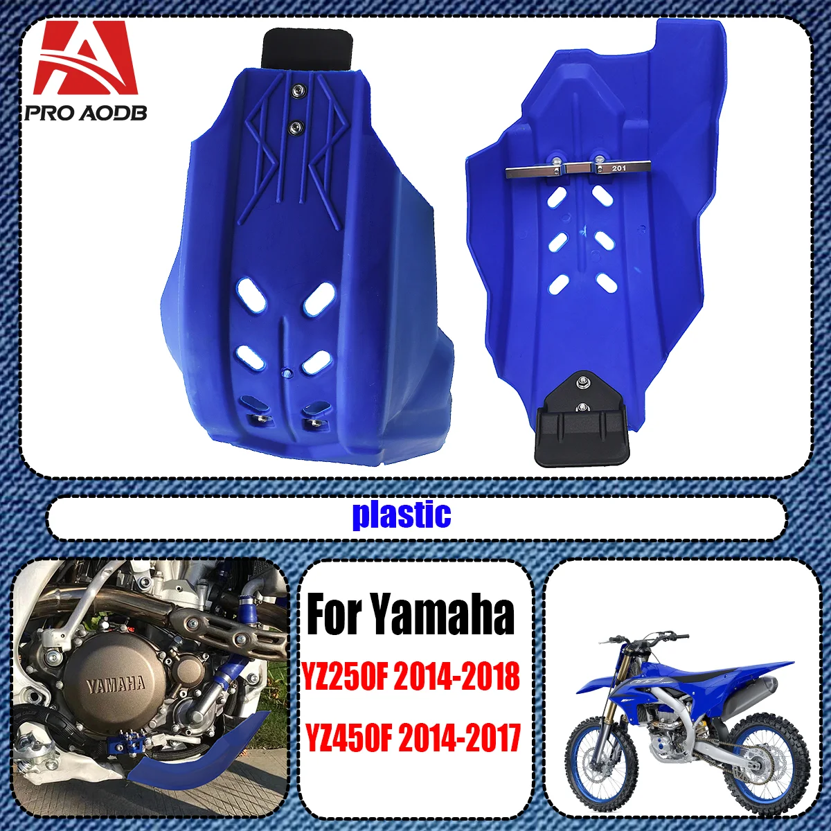 For Yamaha YZ250F YZ450F 2014 2015 2016 2017 2018 Model Parts Motorcycle Engine shield Frame Protector Cover Guard Skid Plate
For Yamaha YZ250F YZ450F 2014 2015 2016 2017 2018 Model Parts Motorcycle Engine shield Frame Protector Cover Guard Skid Plate