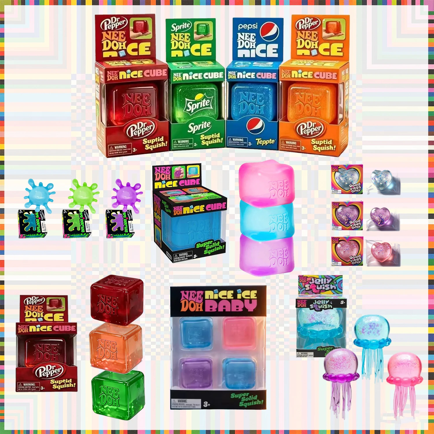 New Schyling Needoh Nice Cube, Pressure and Allergy Resistant Sensory Cube, Pressure Toy Blind Box Gift
New Schyling Needoh Nice Cube, Pressure and Allergy Resistant Sensory Cube, Pressure Toy Blind Box Gift
