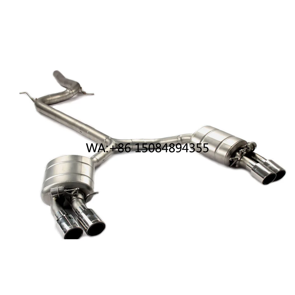 Выхлопная система Catback для A4L 2.0T из нержавеющей стали с клапаном Valvetronic, настраиваемым наконечником и дистанционным управлением, нержавеющая сталь SS304
Выхлопная система Catback для A4L 2.0T из нержавеющей стали с клапаном Valvetronic, настраиваемым наконечником и дистанционным управлением, нержавеющая сталь SS304