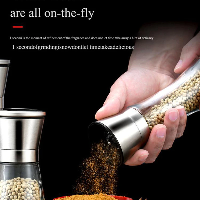 Set of 2 Salt And Pepper Grinder Set For Hexclad Black Pepper Peppercorn Stainless Steel Refillable Kitchen Equipment For Home
Set of 2 Salt And Pepper Grinder Set For Hexclad Black Pepper Peppercorn Stainless Steel Refillable Kitchen Equipment For Home
