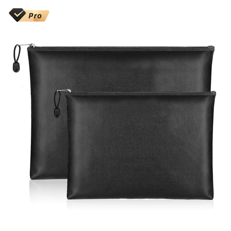 Two Piece Set Safe Waterproof Fireproof Document Storage Zipper Bag for Office Library Fireproof Folder
Two Piece Set Safe Waterproof Fireproof Document Storage Zipper Bag for Office Library Fireproof Folder