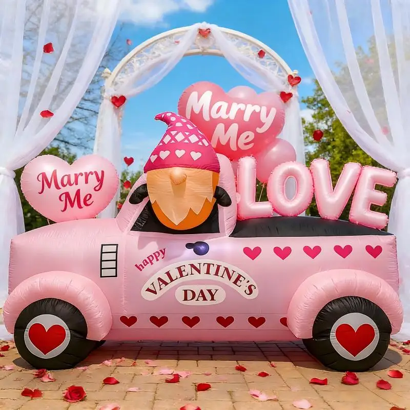 5.9FT Wedding Blow Up Elf Car Decoration with LED Lights DIY Inflatable Ornament for Romantic Marriage Proposal Yard Decor
5.9FT Wedding Blow Up Elf Car Decoration with LED Lights DIY Inflatable Ornament for Romantic Marriage Proposal Yard Decor