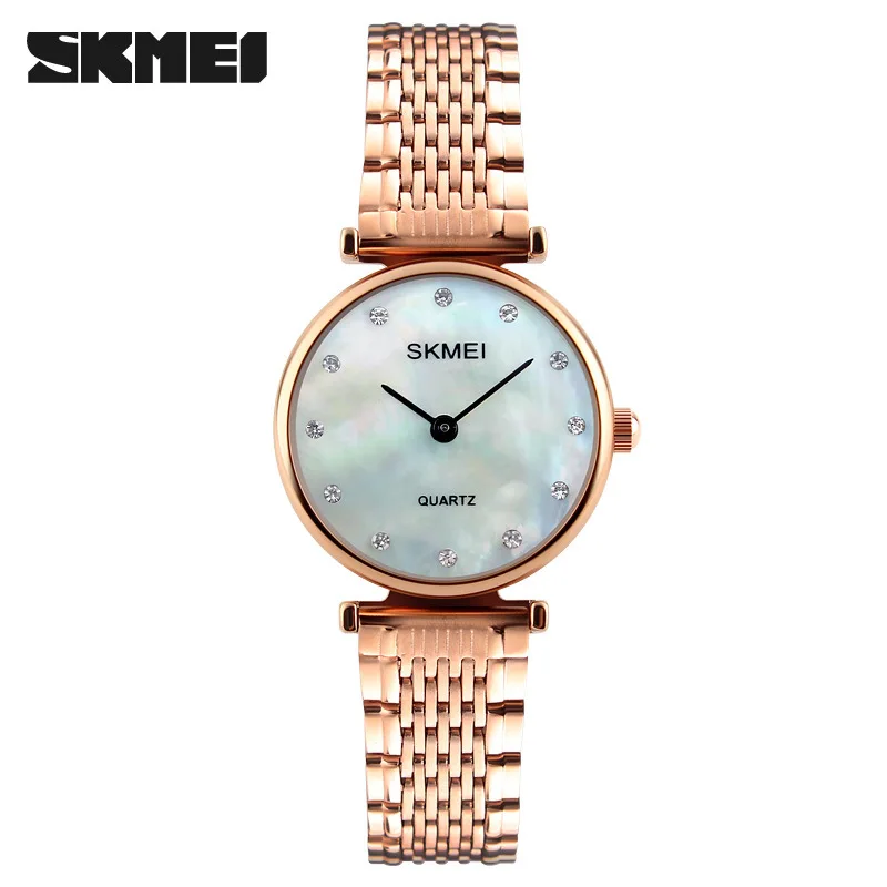 Skmei Business Fashion Women's Watch Waterproof Steel Strap Women's Watch Simple Exquisite Women's Quartz Watch with Diamond
Skmei Business Fashion Women's Watch Waterproof Steel Strap Women's Watch Simple Exquisite Women's Quartz Watch with Diamond