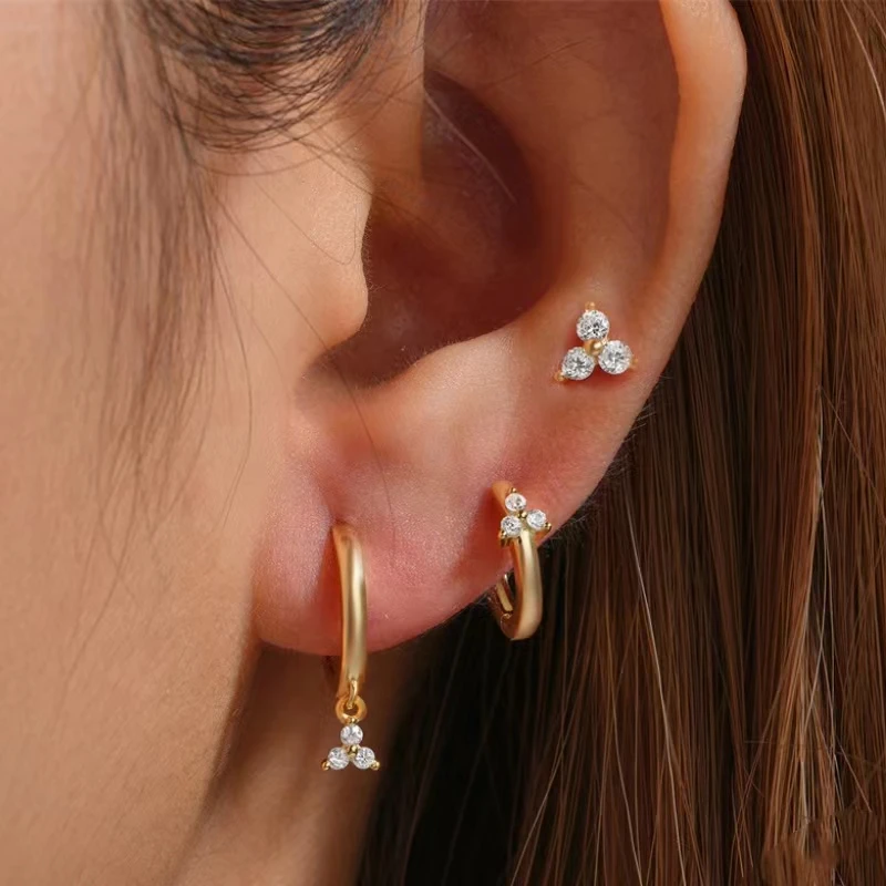 3Pcs Helix Ear Piercing Stud Earrings for Women Zircon Heart Butterfly Ear Tragus Cartilage Piercing Accessories Jewelry Gift
3Pcs Helix Ear Piercing Stud Earrings for Women Zircon Heart Butterfly Ear Tragus Cartilage Piercing Accessories Jewelry Gift
