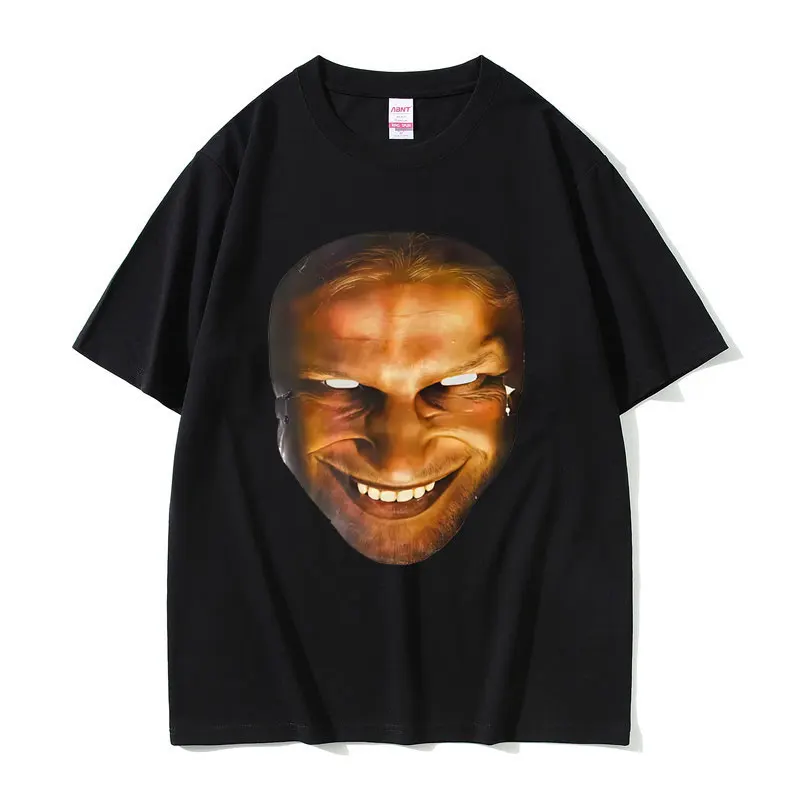 Singer Aphex Twin Face Graphic T-shirt Richard D James Album Print T-shirts Men Women Clothing Fashion Hip Hop Oversized T Shirt
Singer Aphex Twin Face Graphic T-shirt Richard D James Album Print T-shirts Men Women Clothing Fashion Hip Hop Oversized T Shirt