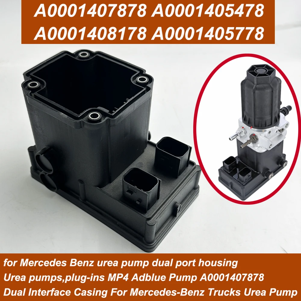 NEW For Mercedes Benz Truck A0001407878 Urea pump Dual Port Housing,plug-ins MP4 Adblue Pump A0001405378 A0001408178 A0001405778
NEW For Mercedes Benz Truck A0001407878 Urea pump Dual Port Housing,plug-ins MP4 Adblue Pump A0001405378 A0001408178 A0001405778