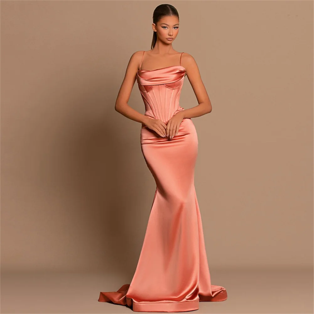 Lily Formal Mermaid Prom Evening Dresses Sexy Spaghetti Straps Party Dress Sleeveless Floor Length Cocktail Gowns Plus Size
Lily Formal Mermaid Prom Evening Dresses Sexy Spaghetti Straps Party Dress Sleeveless Floor Length Cocktail Gowns Plus Size