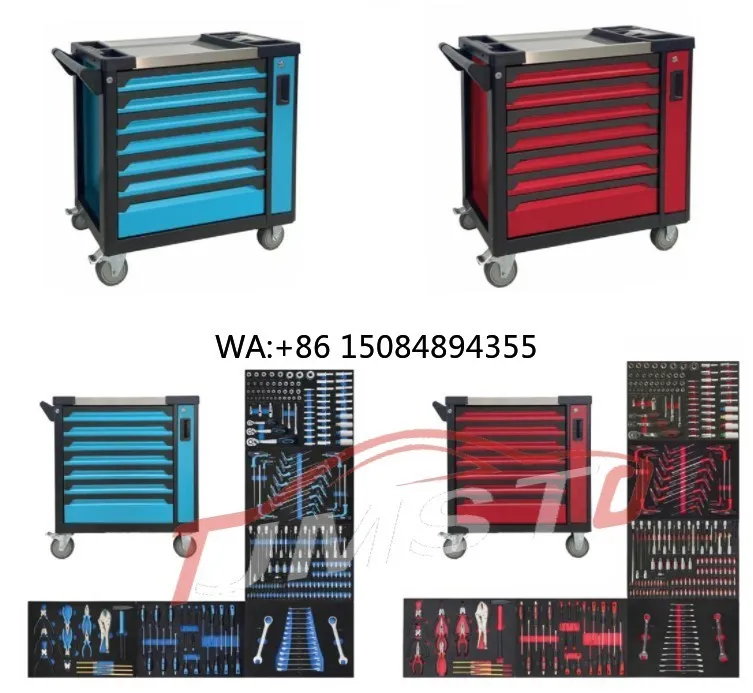 Heavy Duty Professional 258 PCS Tool Cabinet with Roller Chest, 2026 Industrial Model, Custom Color Available
Heavy Duty Professional 258 PCS Tool Cabinet with Roller Chest, 2026 Industrial Model, Custom Color Available
