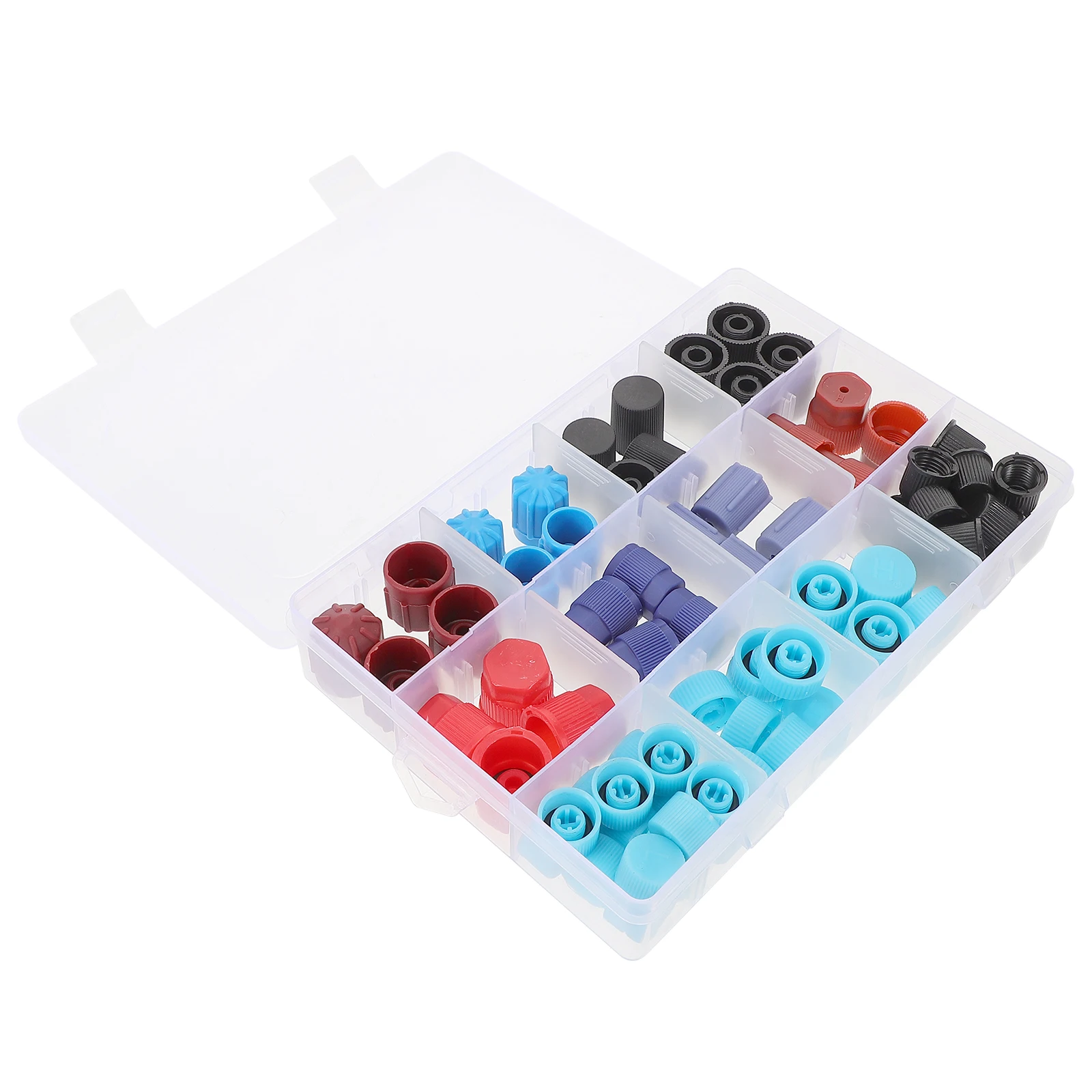 77pcs Valve Nozzle Box Combination Port Caps Cover Core Kit Air Conditioning Plastic Conditioner Car Accessories Durable
77pcs Valve Nozzle Box Combination Port Caps Cover Core Kit Air Conditioning Plastic Conditioner Car Accessories Durable