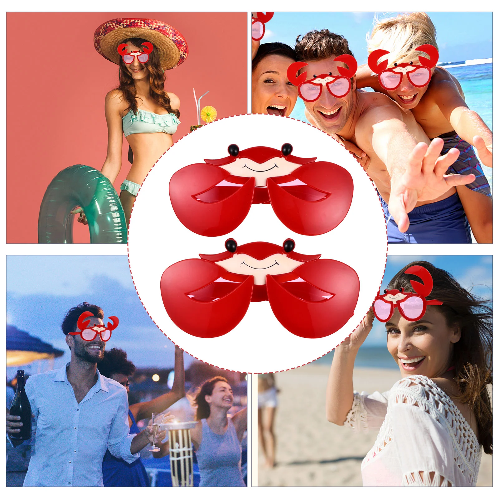2 Pcs Crab Glasses Funny Celebration Eyeglasses Novel Party Props Hawaii Photo Costumes
2 Pcs Crab Glasses Funny Celebration Eyeglasses Novel Party Props Hawaii Photo Costumes
