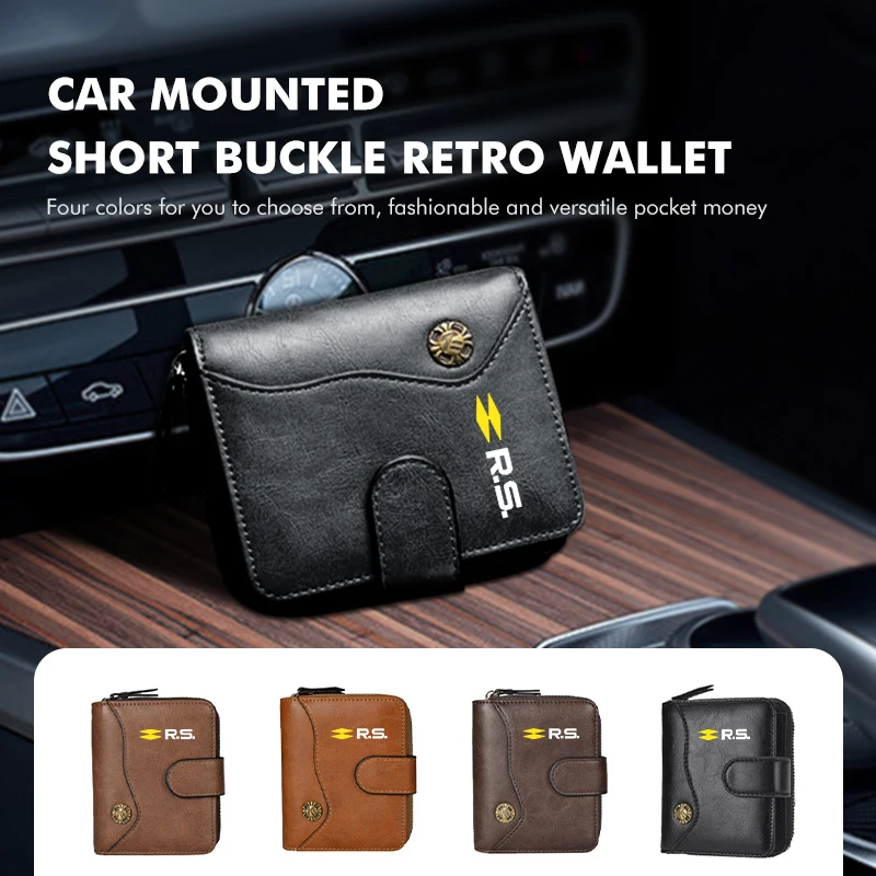 Custom Men's Short Buckle Wallet Money Purse Key Card Pounch For Renault RS Sport Megane 3 4 2 Clio 5 Line Sandero Scenic Logan 
Custom Men's Short Buckle Wallet Money Purse Key Card Pounch For Renault RS Sport Megane 3 4 2 Clio 5 Line Sandero Scenic Logan