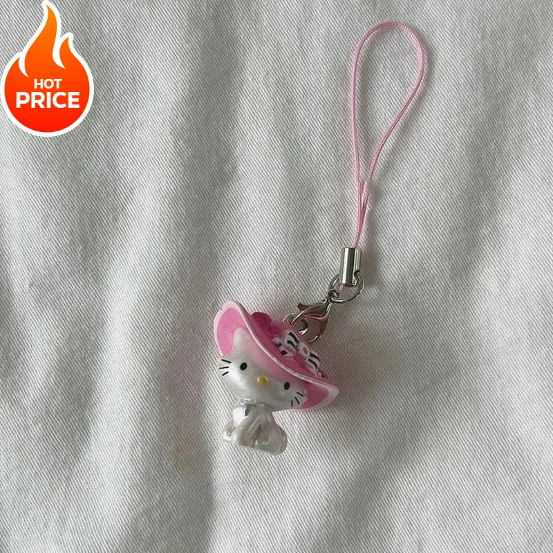 Sweet Pink Bow Hat Hello Kitty Keychain: Harajuku Girl Angel Hello Kitty Bag Charm & Mobile Phone Pendant, Birthday Gift Gem
Sweet Pink Bow Hat Hello Kitty Keychain: Harajuku Girl Angel Hello Kitty Bag Charm & Mobile Phone Pendant, Birthday Gift Gem