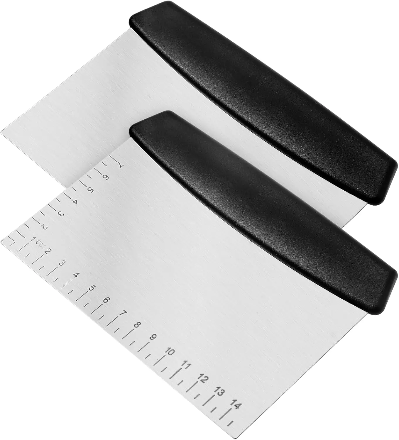 Stainless Steel Dough Scraper 2 Pcs Pastry Cutter Tool Kitchen Gadgets Multi Purpose Chopper Baking Supplies Reusable Cooking Cu
Stainless Steel Dough Scraper 2 Pcs Pastry Cutter Tool Kitchen Gadgets Multi Purpose Chopper Baking Supplies Reusable Cooking Cu
