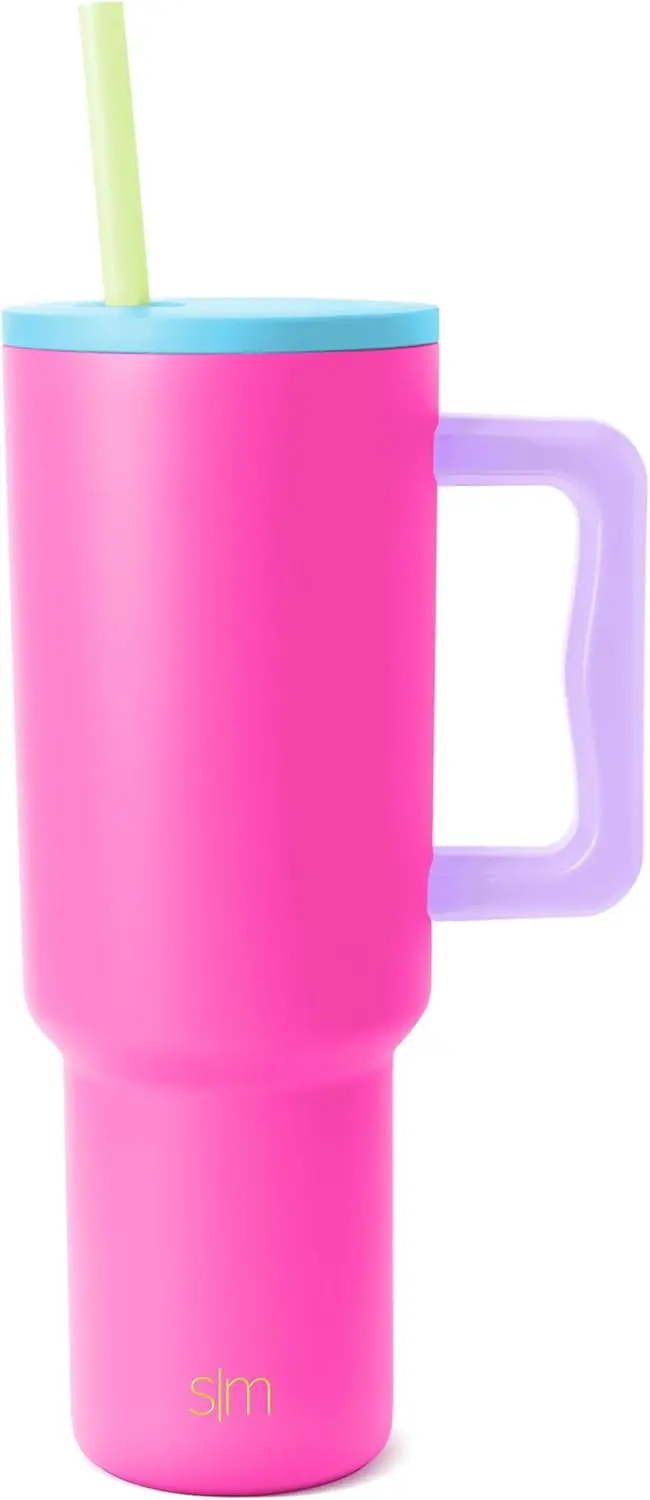 40oz Insulated Tumbler with Handle & Straw, Cup Holder Friendly, Hot/Cold for Hours
40oz Insulated Tumbler with Handle & Straw, Cup Holder Friendly, Hot/Cold for Hours